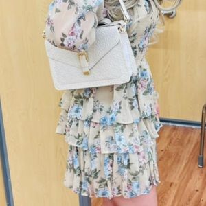 Cute floral long sleeve dress
